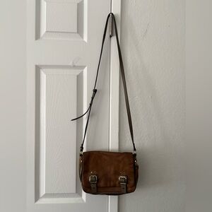 Vince Camuto Delos Flap Leather Messenger Crossbody Bag